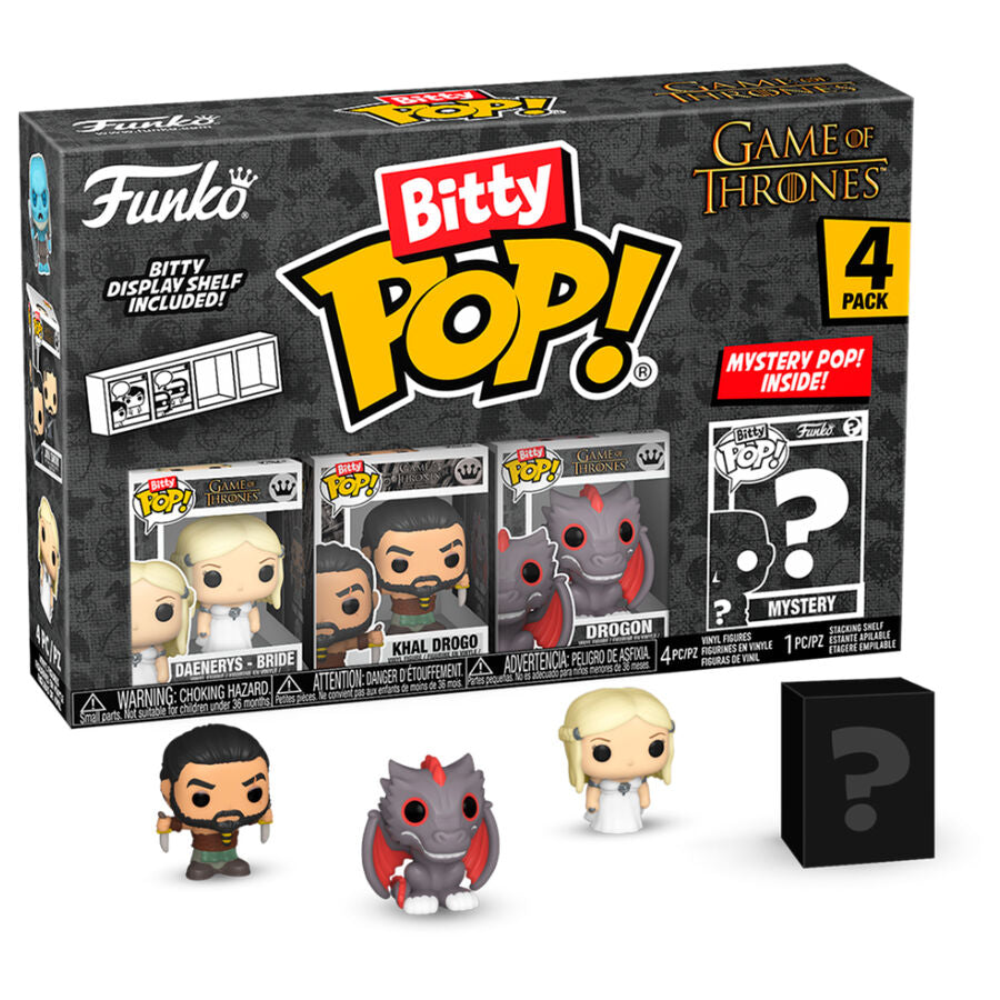 Figurine Funko POP! Blister 4 figuras Bitty POP Juego de Tronos Khaleesi, vue 2
