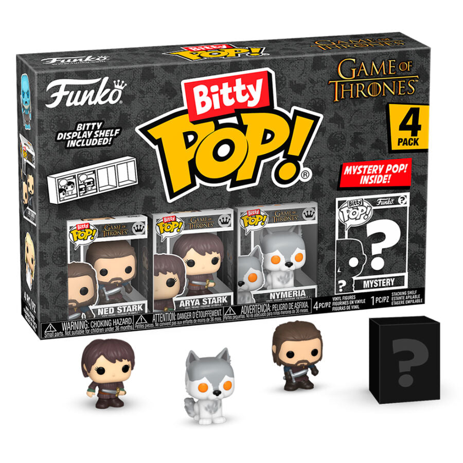 Figurine Funko POP! Blister 4 figuras Bitty POP Juego de Tronos Ned Stark, vue 2
