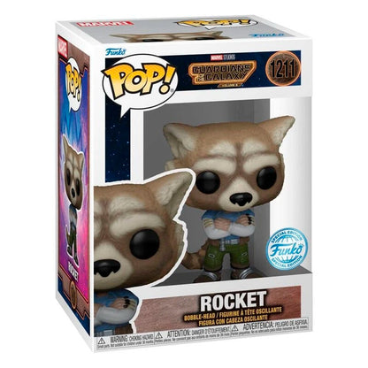 Figurine Funko POP! Marvel Guardianes de la Galaxia Rocket Exclusive