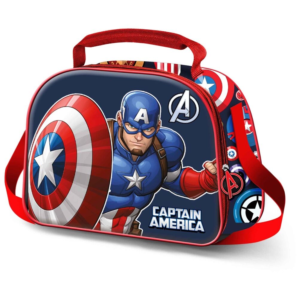 Sac à goûter 3D Marvel Captain America Patriot