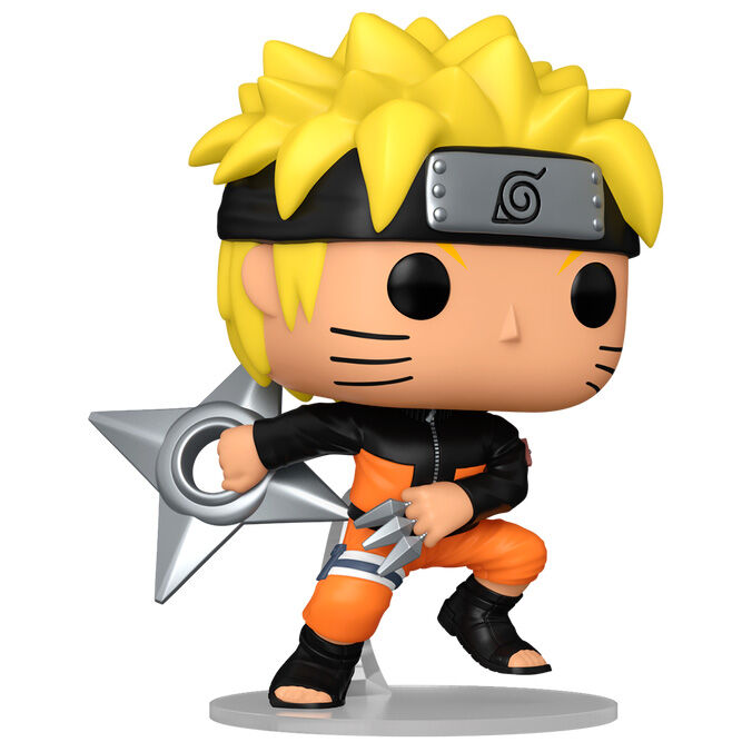 Figurine Funko POP! Naruto Shippuden Naruto Uzumaki 5 + 1 Chase, vue 3