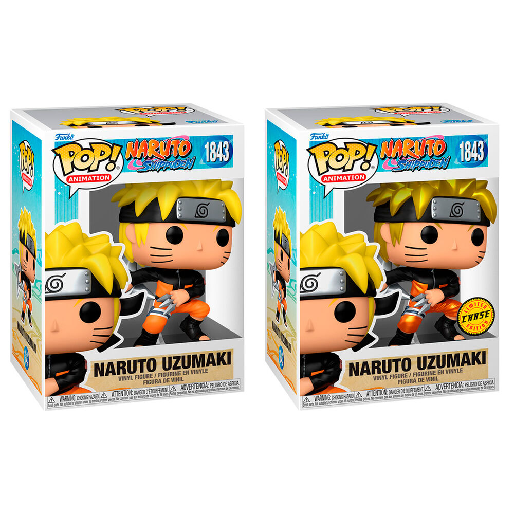 Figurine Funko POP! Naruto Shippuden Naruto Uzumaki 5 + 1 Chase