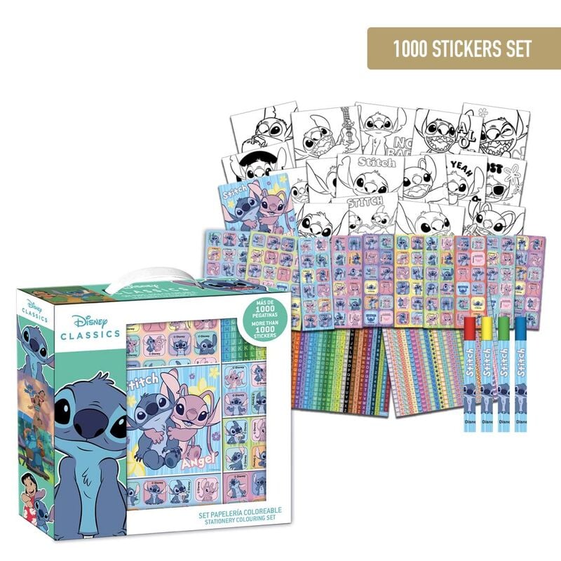 Autocollants Disney Stitch set 1000pcs