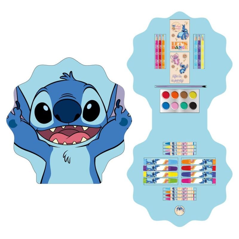 Set de papeterie Disney Stich colouring