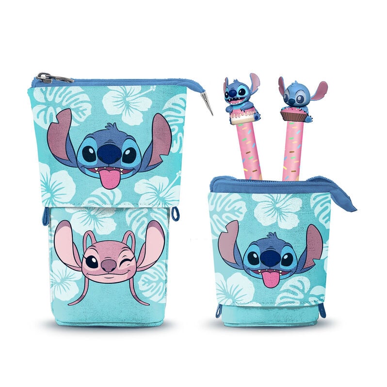 Trousse Disney Stitch + 2 erasable pens