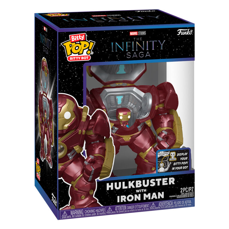 Figurine Funko POP! Bitty Bots Marvel Infinity Saga Hulkbuster with Iron Man