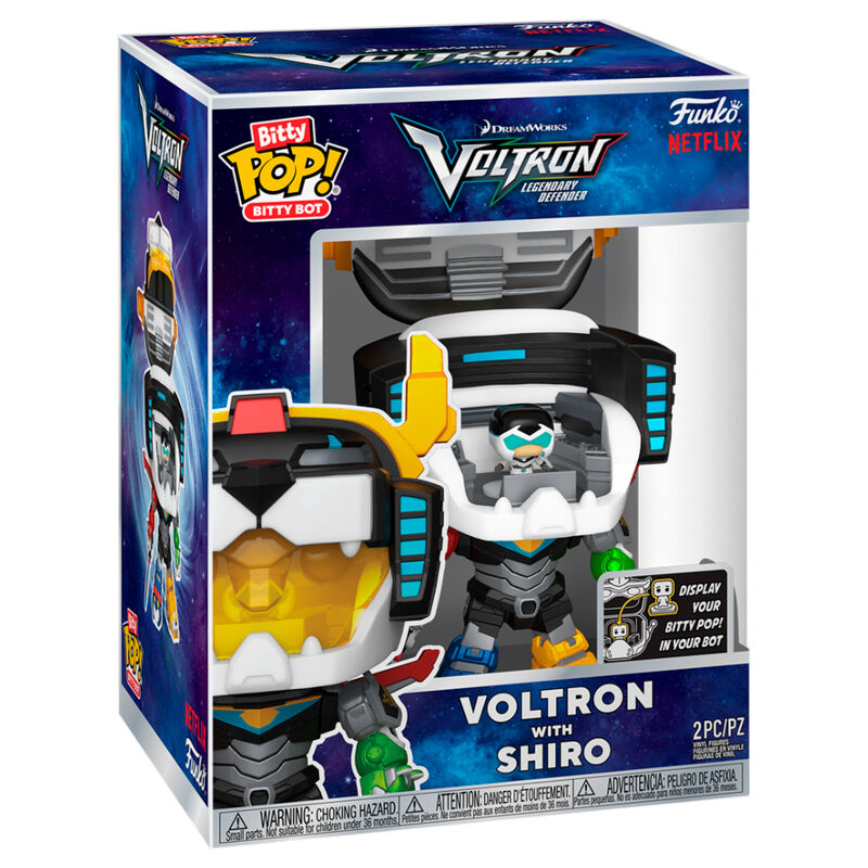 Figurine Funko POP! Bitty Bots Voltron Voltron with Siro, vue 2