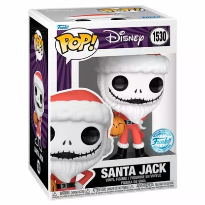 Figurine Funko POP! Disney Pesadilla Antes de Navidad Santa Jack Exclusive, vue 2