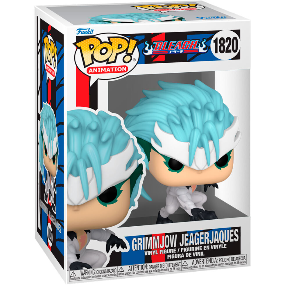 Figurine Funko POP! Bleach Grimmjow Jeagerjaques 5 + 1 Chase, vue 2
