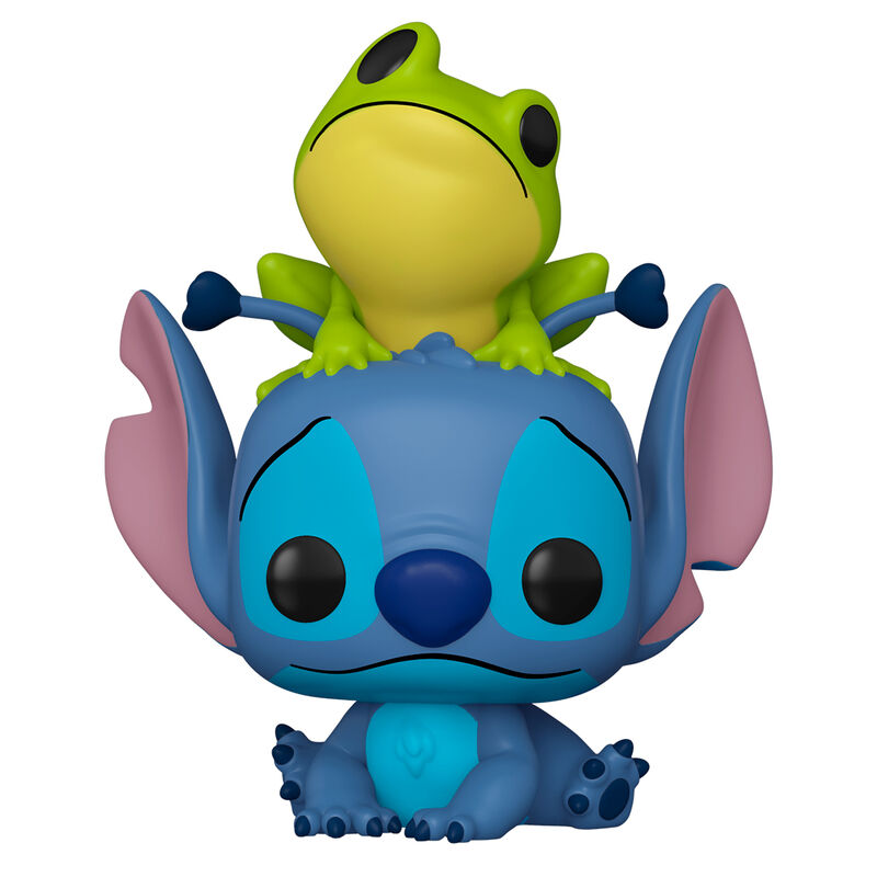 Figurine Funko POP! Disney Lilo & Stitch Stitch with Frog Exclusive, vue 2