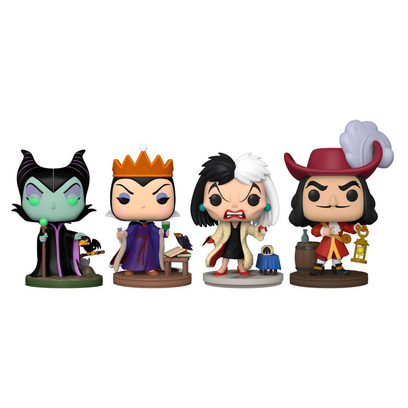 Figurine Funko POP! Blister 4 figuras POP Disney Villanas, vue 2