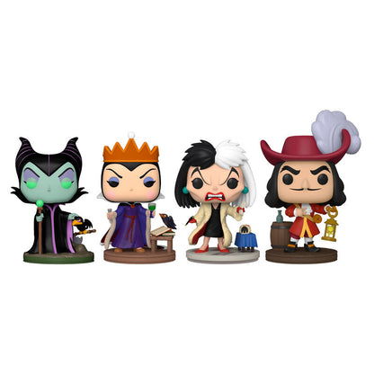 Figurine Funko POP! Blister 4 figuras POP Disney Villanas, vue 2