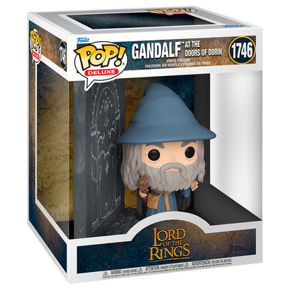 Figurine Funko POP! Deluxe El Señor de los Anillos Gandalf with Doors of Durin