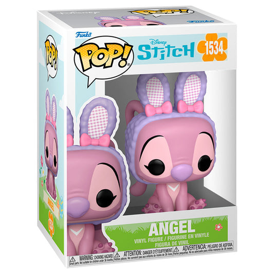Figurine Funko POP! Disney Stitch Angel Conejo de Pascua