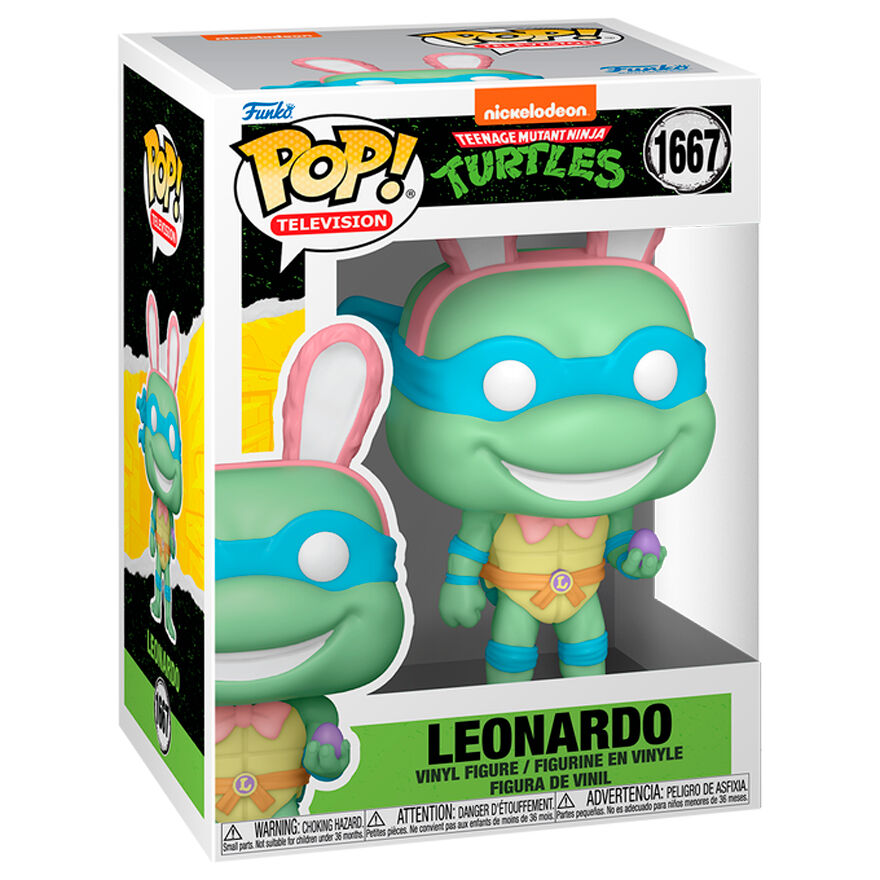 Figurine Funko POP! Tortugas Ninja Leonardo Conejo de Pascua