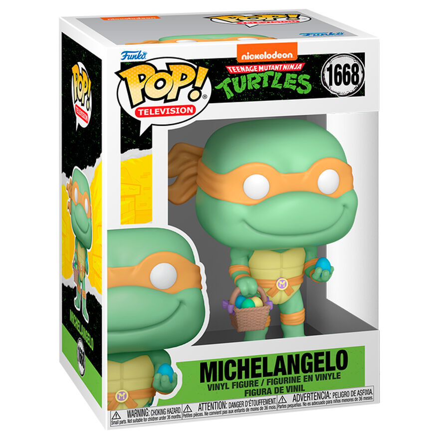 Figurine Funko POP! Tortugas Ninja Michelangelo Conejo de Pascua