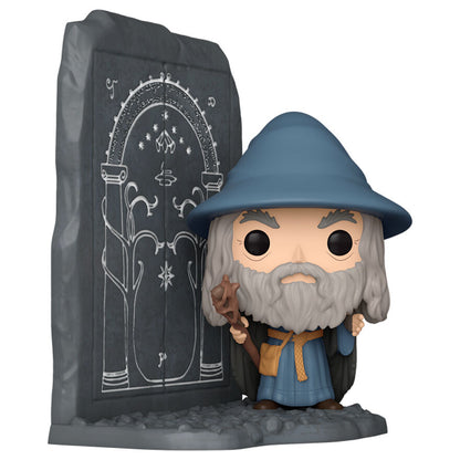 Figurine Funko POP! Deluxe El Señor de los Anillos Gandalf with Doors of Durin, vue 2