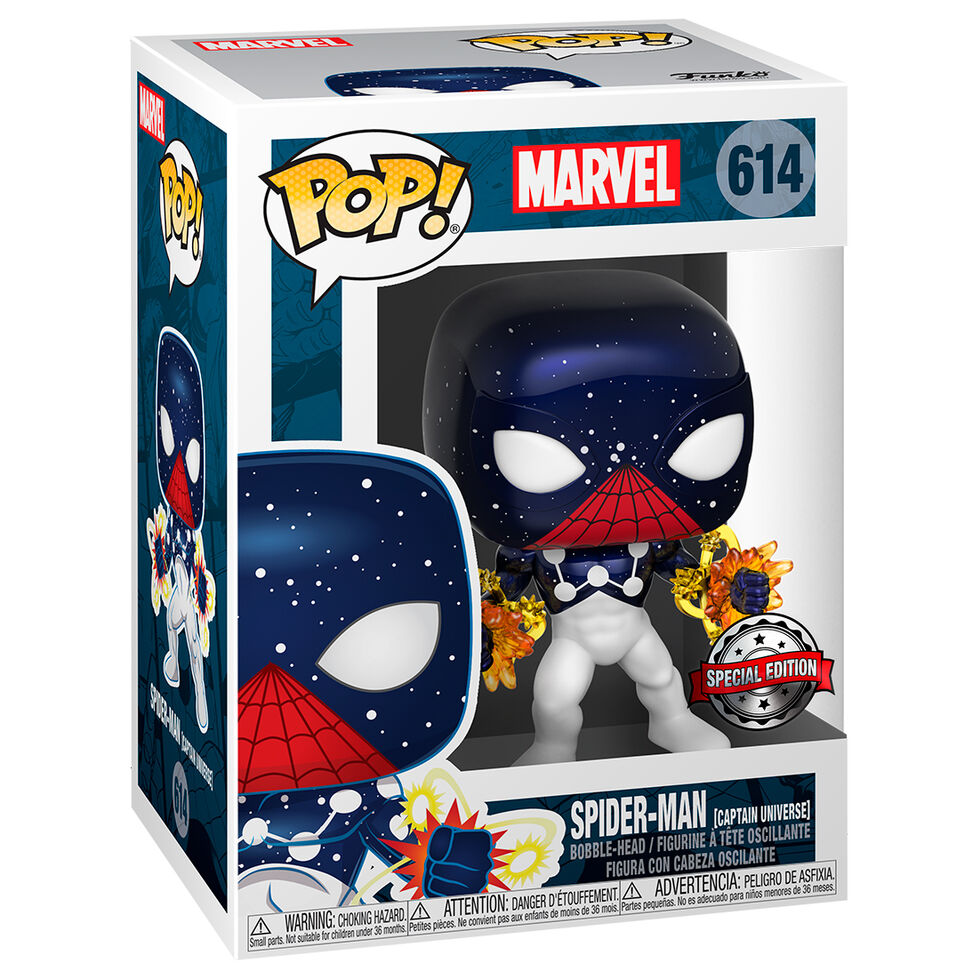 Figurine Funko POP! Marvel Spider Man Captain Universe Exclusive