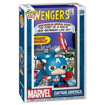 Figurine Funko POP! Comic Cover Marvel Los Vengadores Avengers Capitan America Exclusive