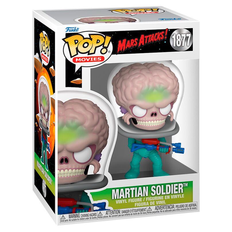 Figurine Funko POP! Mars Attacks Martian Soldier, vue 2