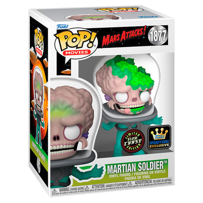 Figurine Funko POP! Mars Attacks Martian Soldier Exclusive Chase