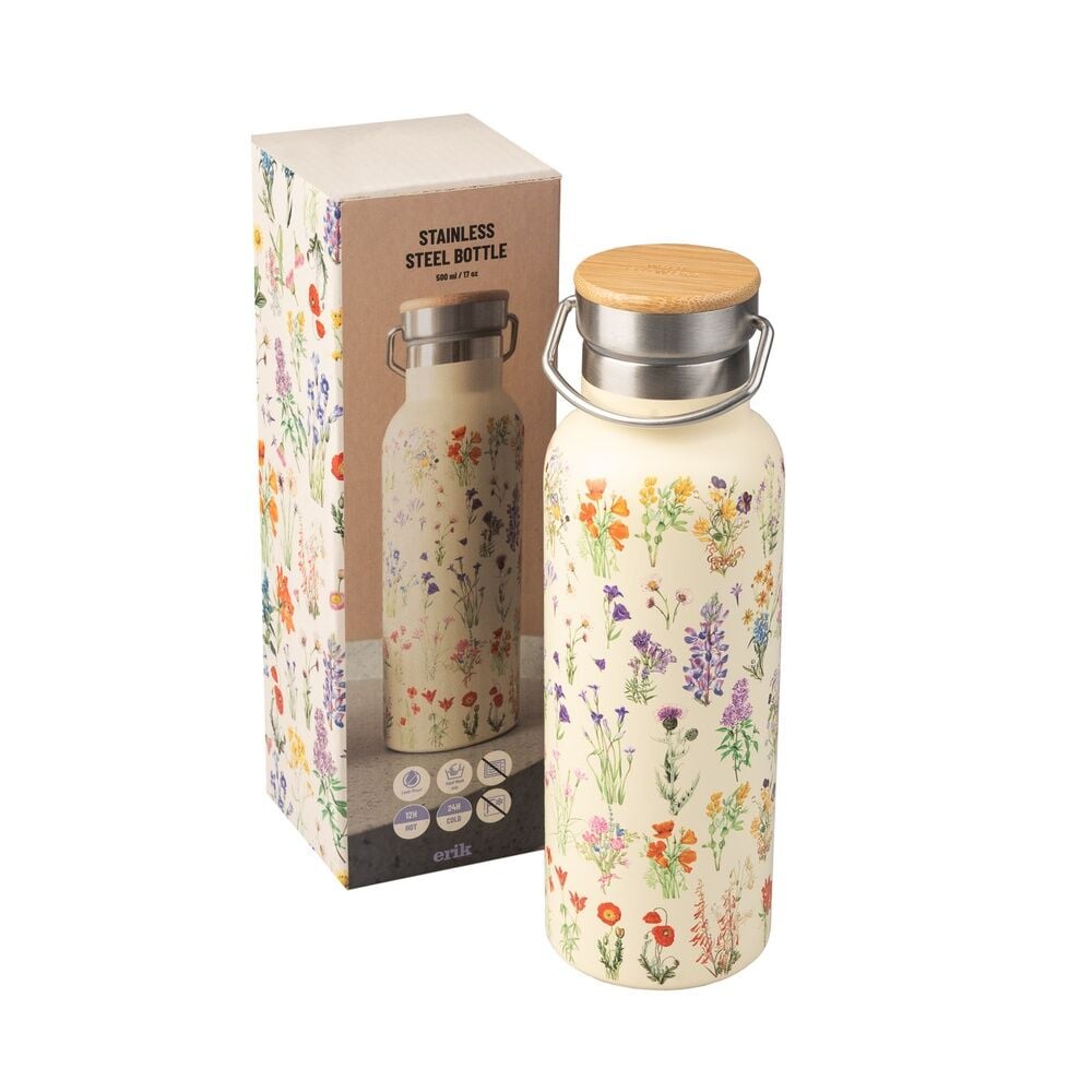 Gourde en inox Wild Flowers 500 ml, vue 2
