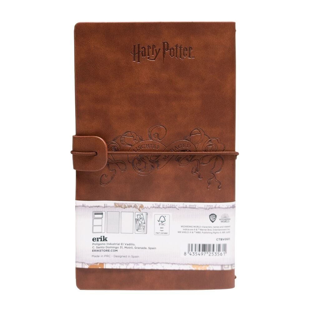 Cahier Harry Potter Marauder Map travel, vue 2