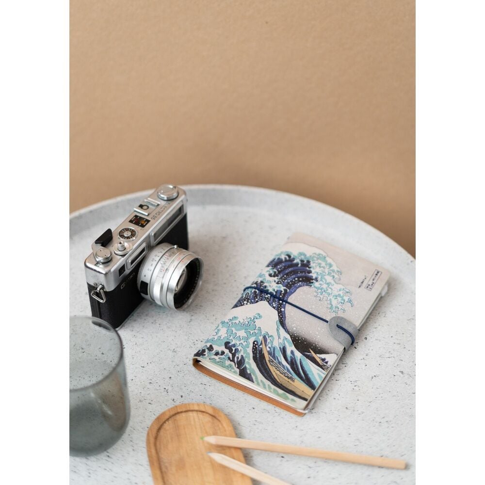 Cahier The Great Wave of Kanagawa Hokusai travel, vue 5