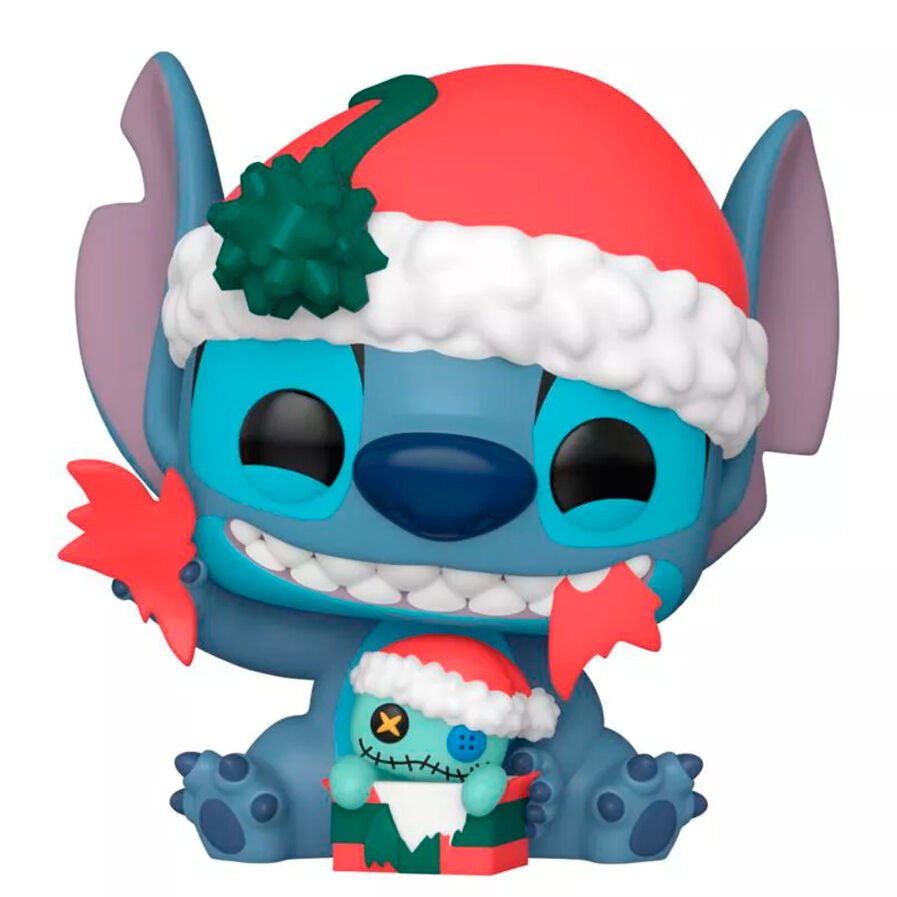 Figurine Funko POP! Disney Lilo & Stitch Stitch Unwrapping Gift, vue 2