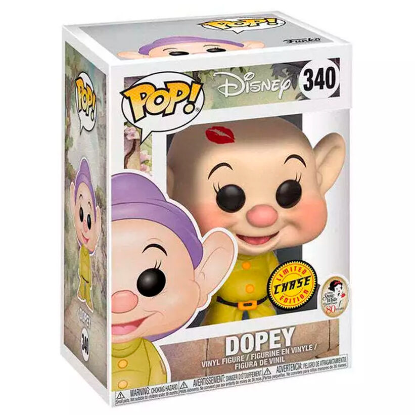 Figurine Funko POP! Disney Blancanieves y los Siete Enanitos Mudito Chase, vue 2