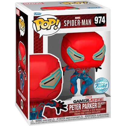 Figurine Funko POP! Marvel Spider Man Peter Parker Exclusive, vue 2
