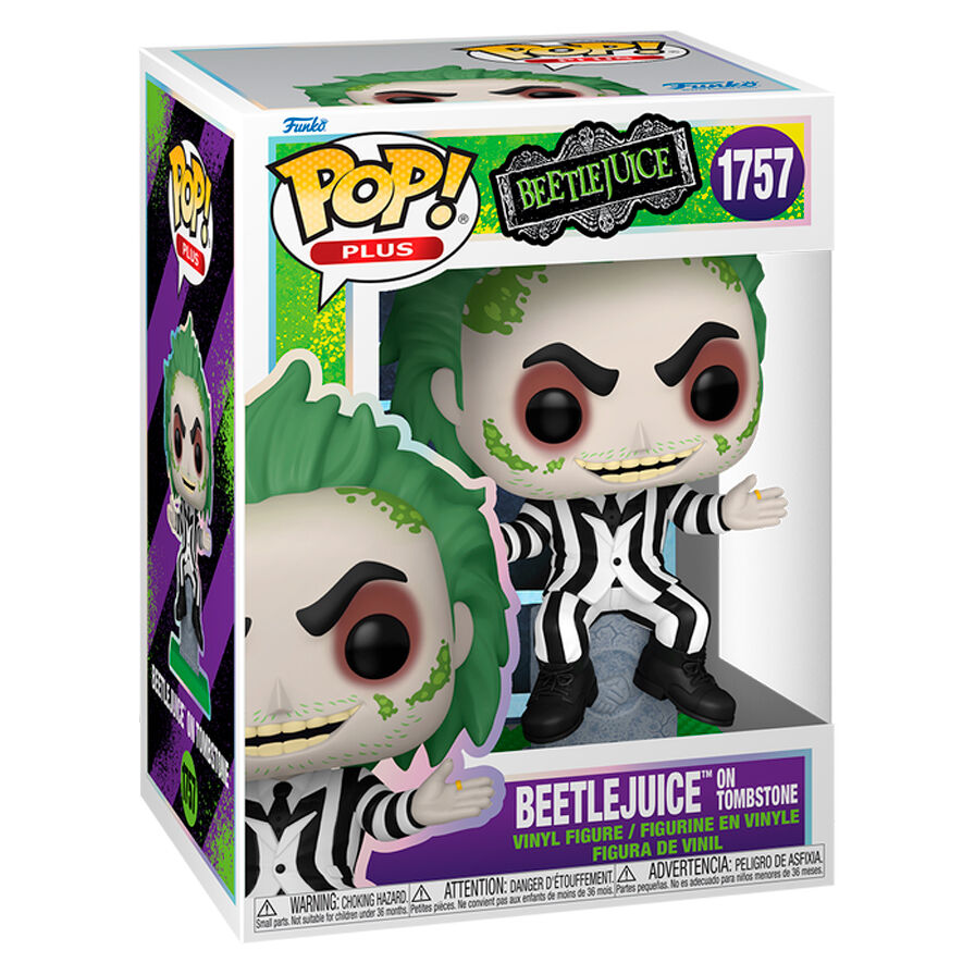 Figurine Funko POP! Bitelchus Beetlejuice On Tombstone