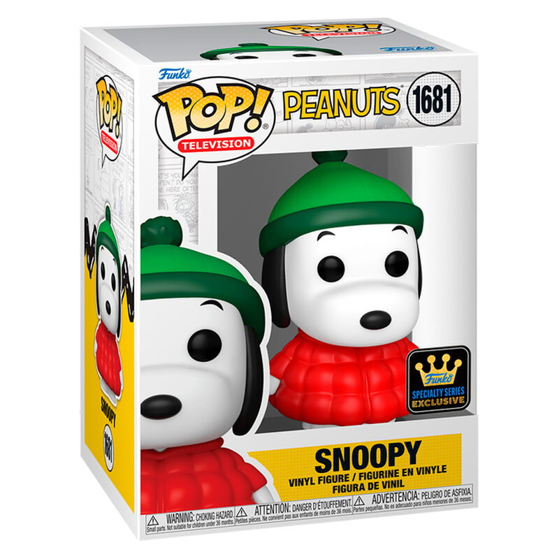 Figurine Funko POP! Peanuts Snoopy 5 + 1 Chase Exclusive, vue 2