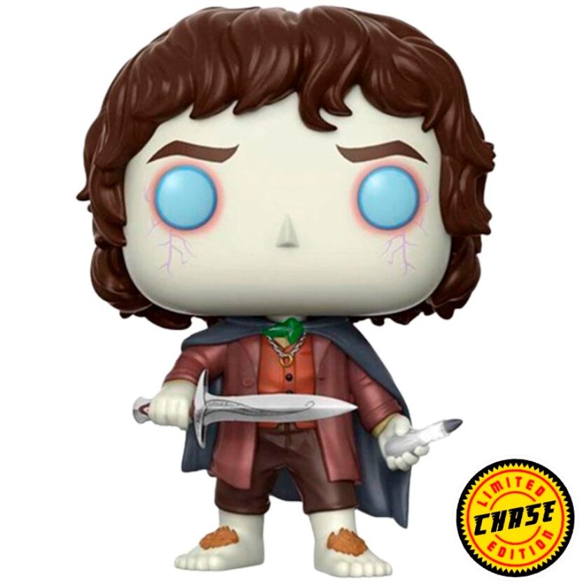 Figurine Funko POP! El Señor de los Anillos Frodo 5 + 1 Chase, vue 2