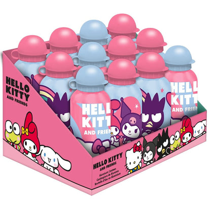 Gourde en aluminium Hello Kitty and Friends assorti 500 ml