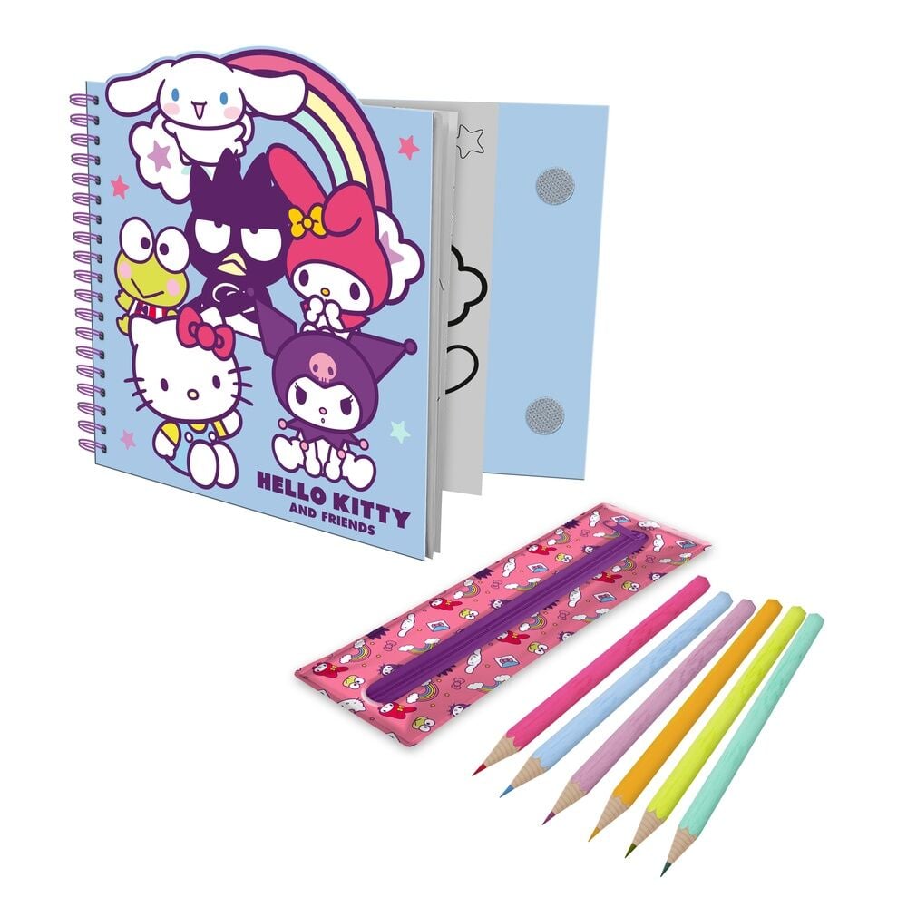 Cahier Hello Kitty and Friends Activity + removable case
