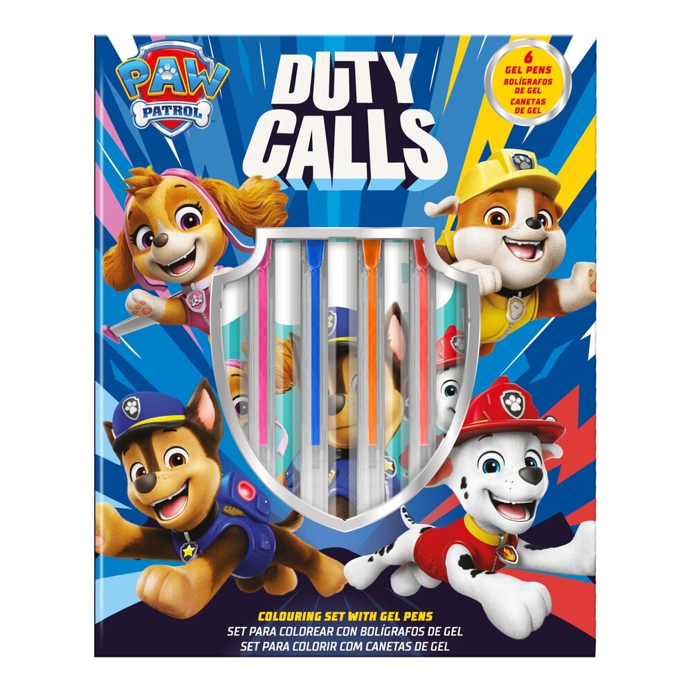 Cahier Paw Patrol Activity + 6 gel pens