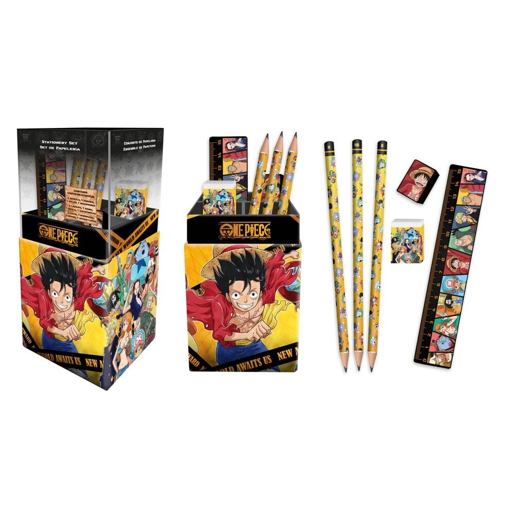 Set de papeterie One Piece Pencil holders avec