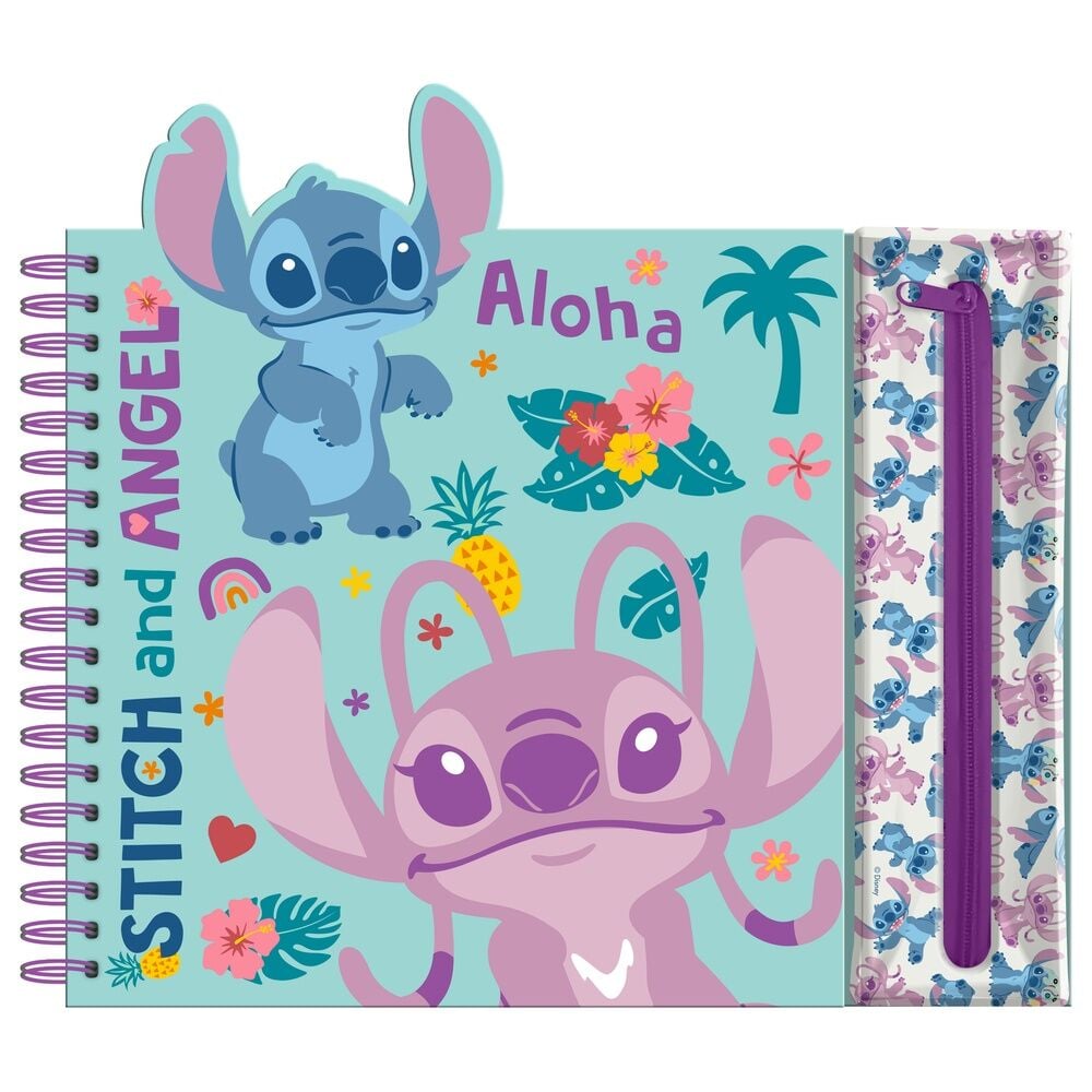 Cahier Disney Stitch Activity avec removable case
