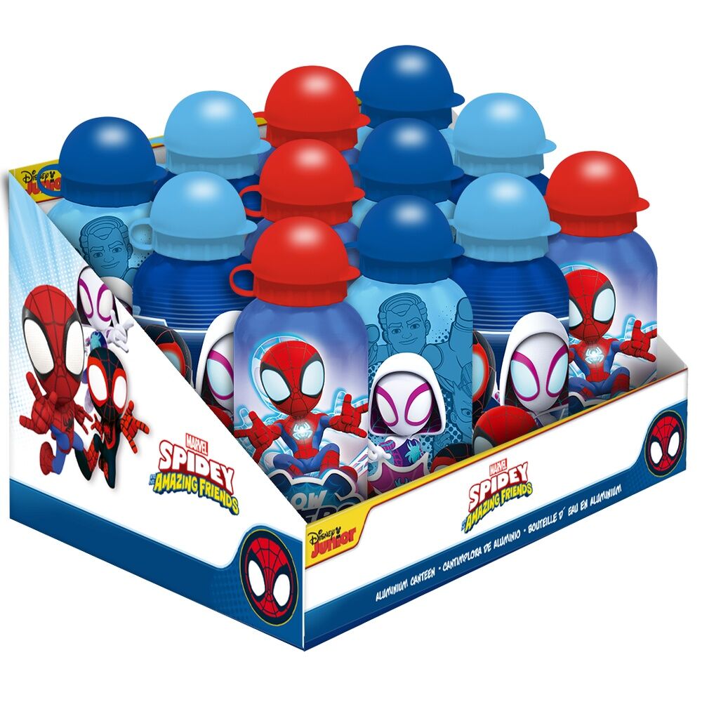 Gourde en aluminium Marvel Spidey the Amazing Friends assorti 500 ml