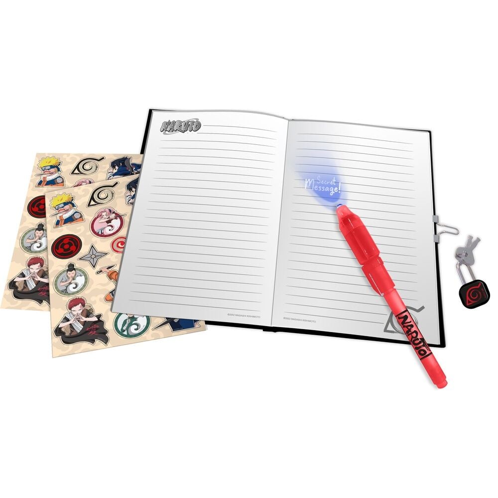 Agenda Naruto Shippuden + magic pen, vue 2