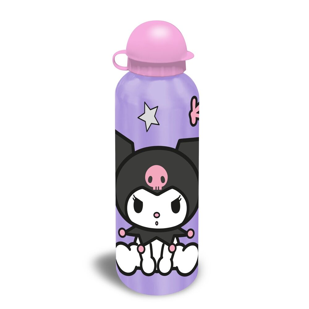 Gourde en aluminium Hello Kitty Kuromi assorti 500 ml, vue 2