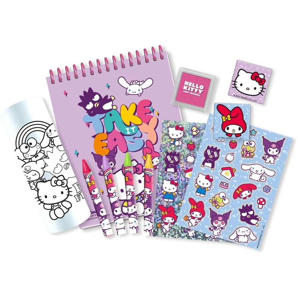 Set de papeterie Hello Kitty and Friends 3D case, vue 2