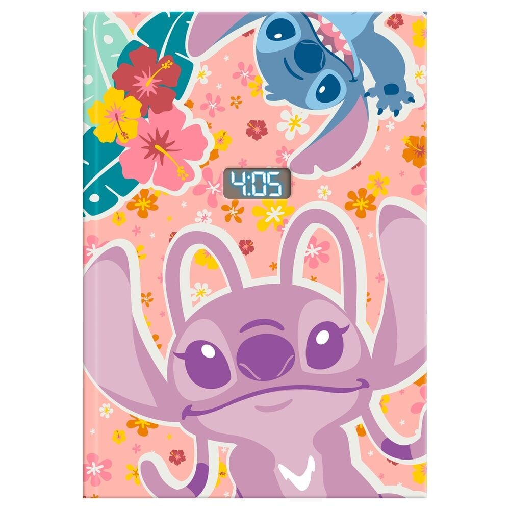 Cahier Disney Stitch avec digital watch