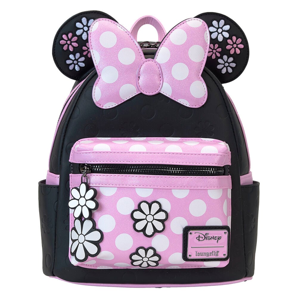Sac à dos Loungefly Disney Minnie Floral Rock the Dots 26 cm