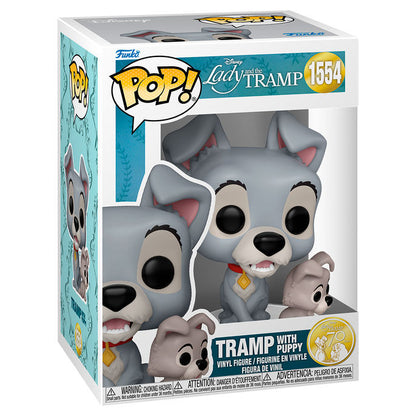 Figurine Funko POP! Disney La Dama y el Vagabundo Tramp with Puppy