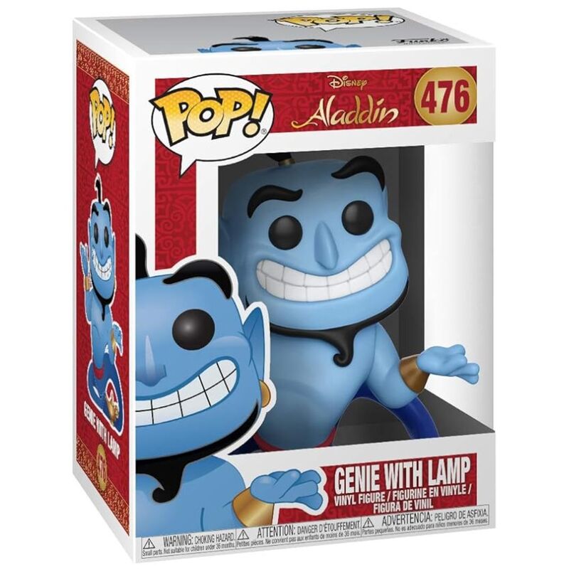 Figurine Funko POP! Disney Aladdin Genie with Lamp, vue 2