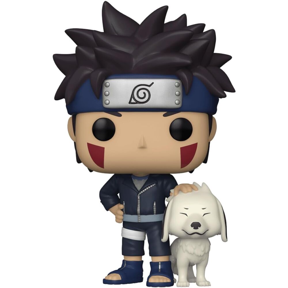 Figurine Funko POP! Naruto Shippuden Kiba with Akamaru, vue 2