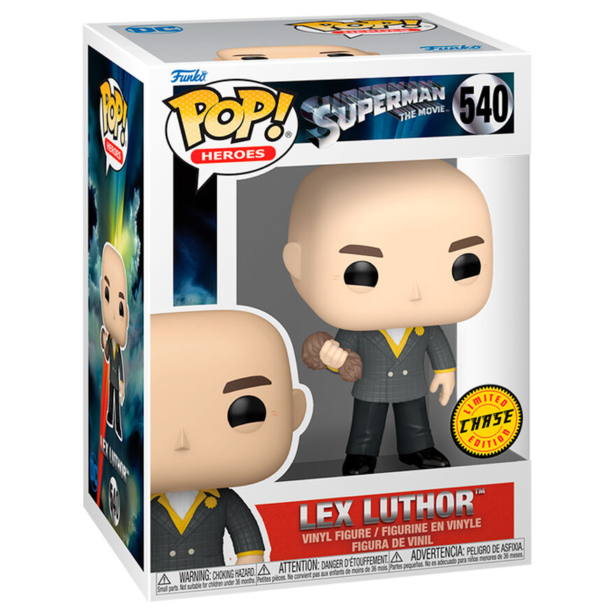 Figurine Funko POP! DC Comics Superman the Movie Lex Luthor 1979 Chase, vue 2