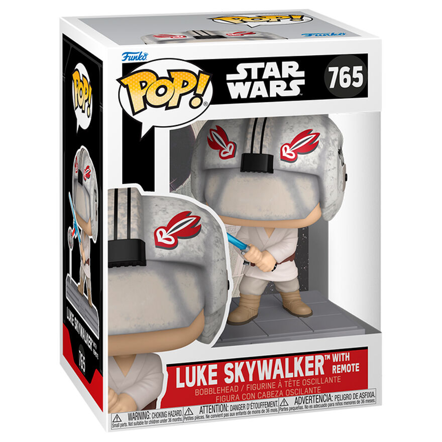 Figurine Funko POP! Star Wars Luke Skywalker with Remote, vue 2